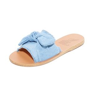 Ancient Greek Sandals Taygete Bow Slides